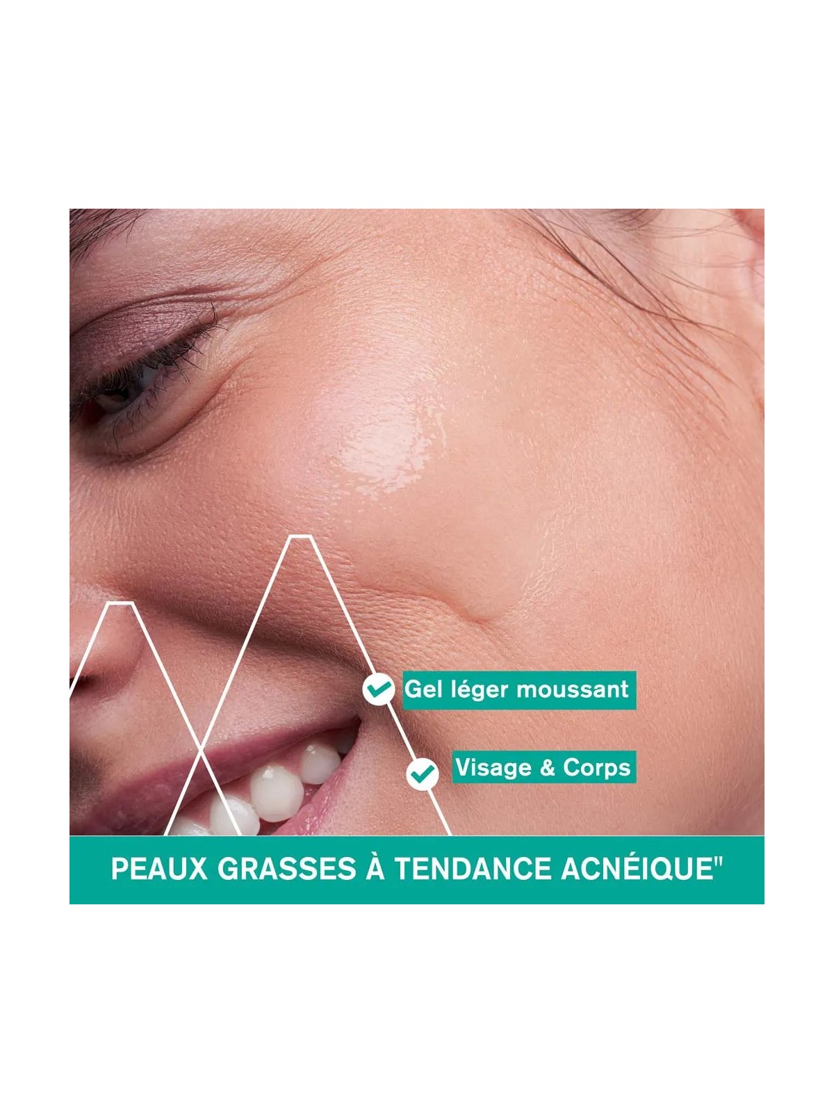 Uriage Hyséac Gel Nettoyant Anti-Imperfections Peaux Grasses à Tendance Acnéique 150ml