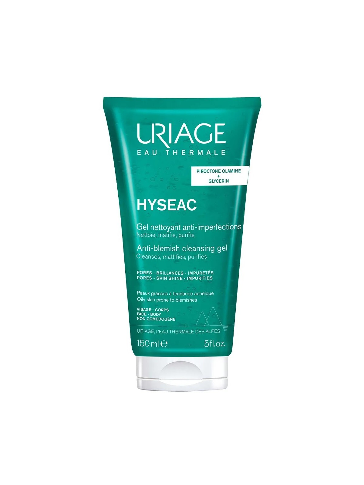 Uriage Hyséac Gel Nettoyant Anti-Imperfections Peaux Grasses à Tendance Acnéique 150ml