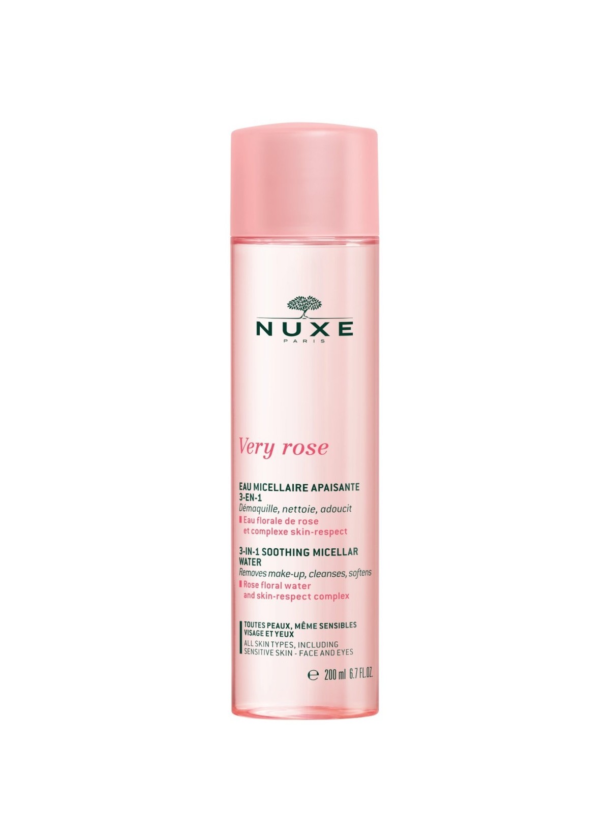 Nuxe Very rose Eau Micellaire Apaisante 3En1 200ml