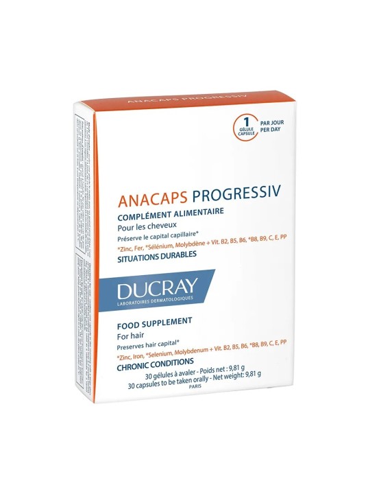 Ducray Anacaps Chute De Cheveux Chronique X30 Progressiv Progressiv