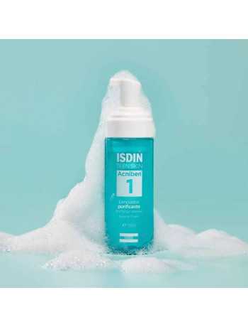 Isdin Acniben Mousse Nettoyante Purifiante Peaux Grasses 150ml