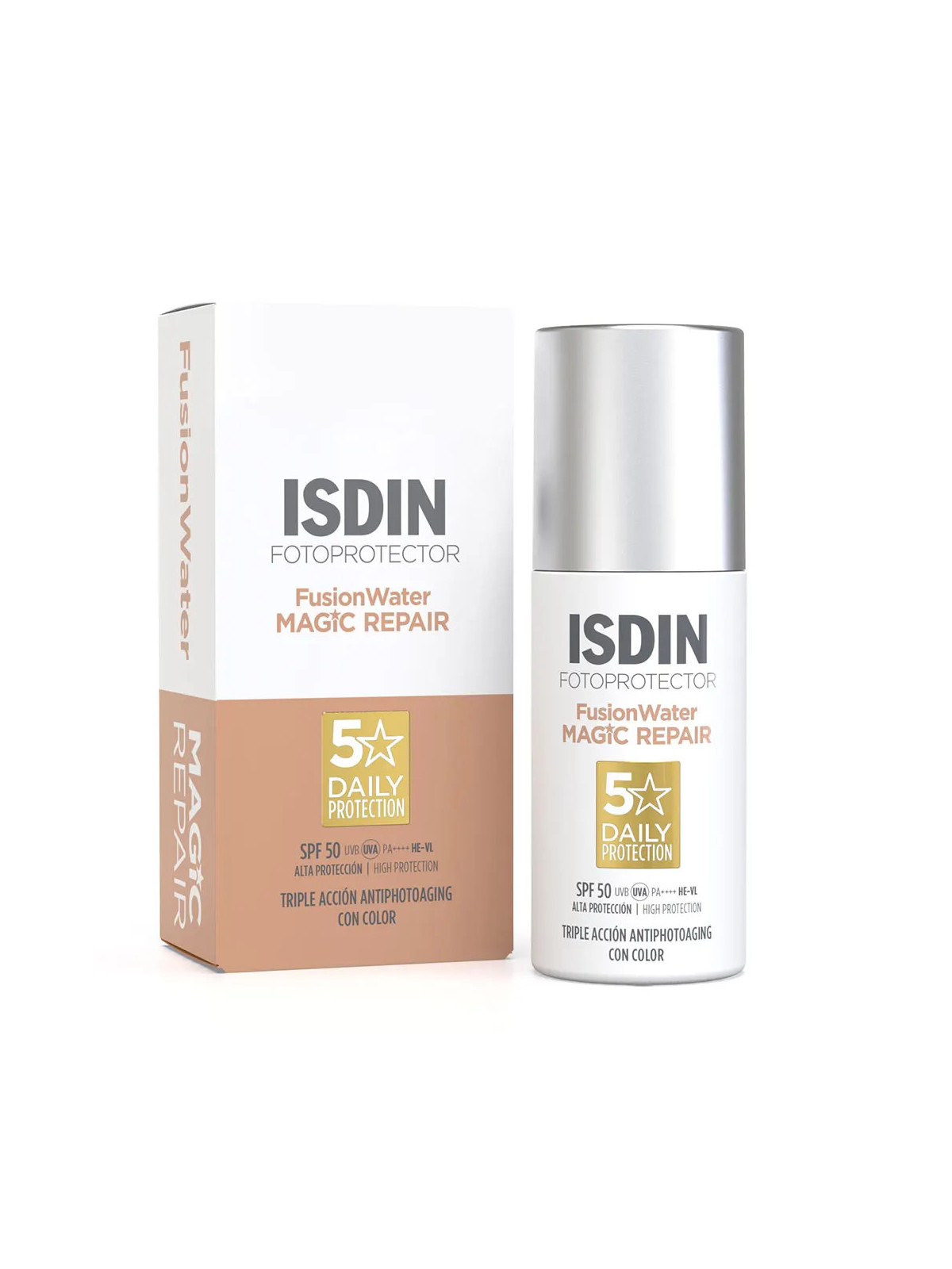 Isdin Age Repair Crème solaire Visage Teintée Fusion Water Magic Repair SPF50 50ml