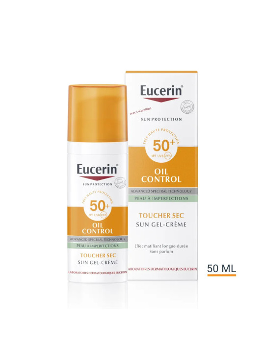 Eucerin Sun Protection Sun Gel-creme Oil control SPF50+ Toucher Sec 50ml