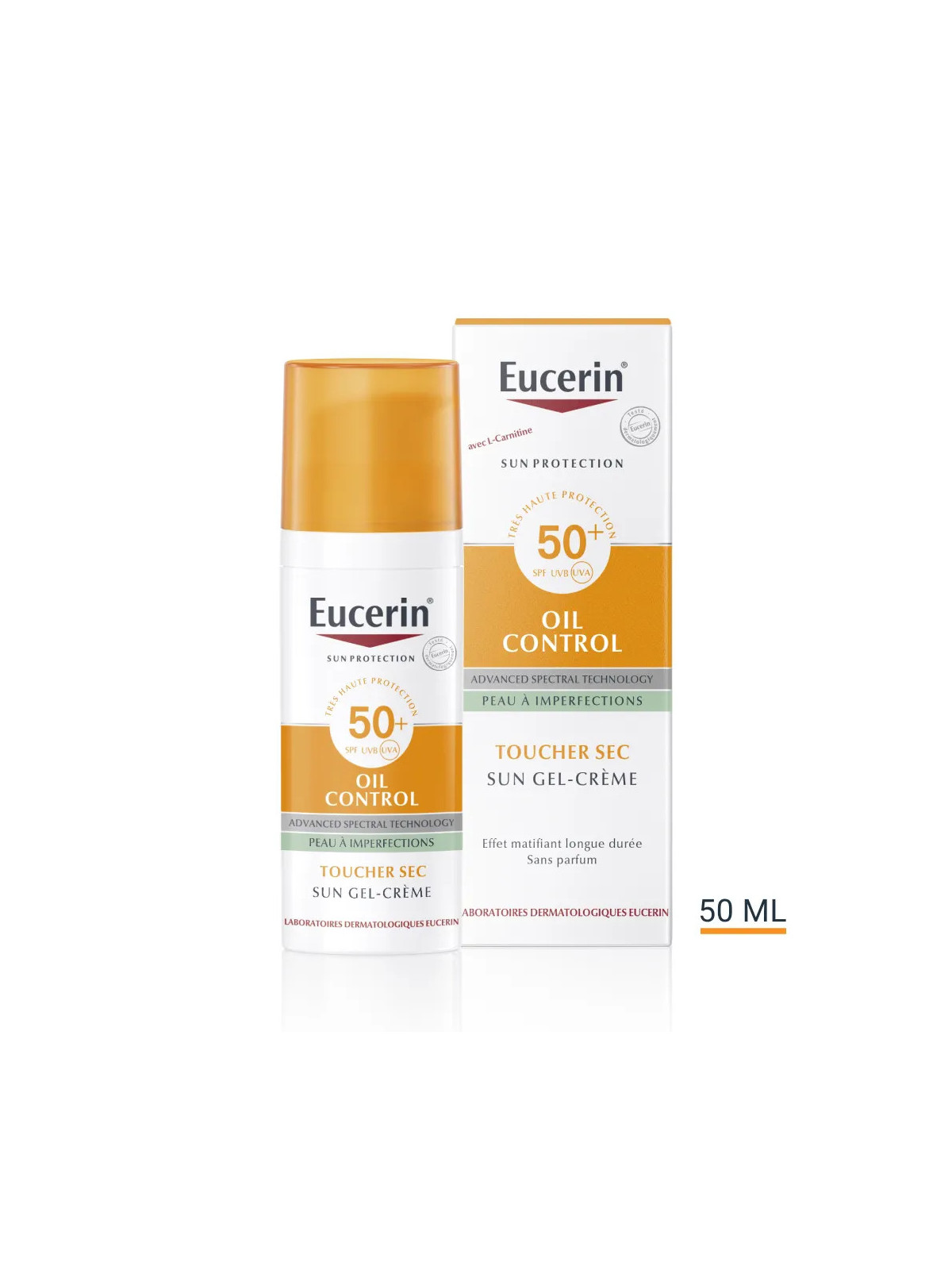 Eucerin Sun Protection Sun Gel-creme Oil control SPF50+ Toucher Sec 50ml