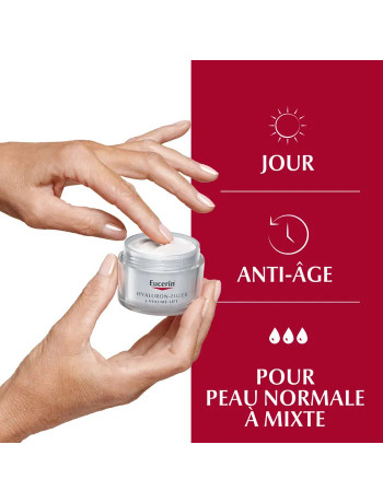 Eucerin Hyaluron-Filler + Volume Lift Soin De Jour Spf15 Peaux Normales A Mixtes 50ml