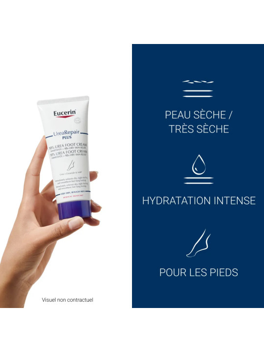 Eucerin UreaRepair Plus Creme Pieds 10% D'uree Peaux Sèches et rugueuses 100ml