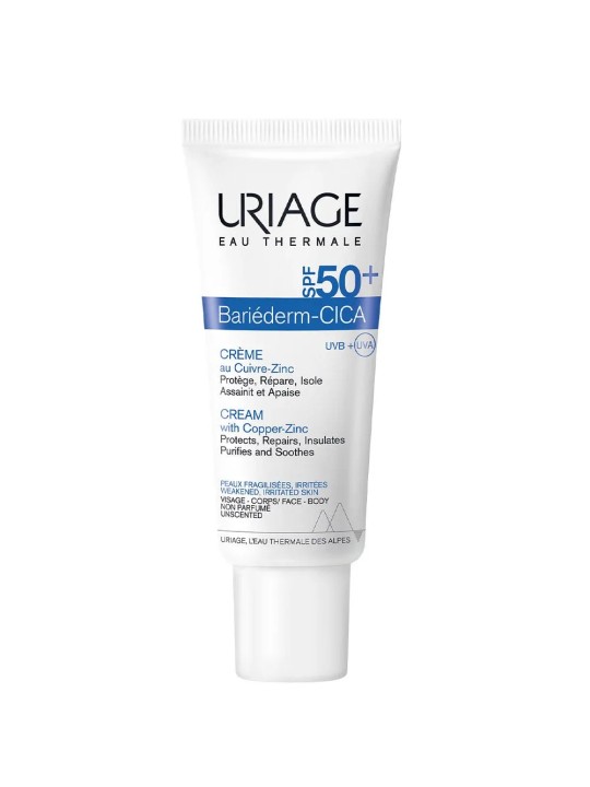 Uriage Bariéderm-Cica creme Reparatrice Au Cuivre-zinc Spf50+ 40ml Uriage 40ml