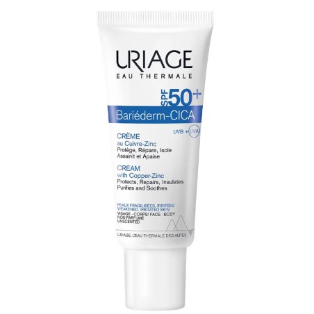 Uriage Bariéderm-Cica creme Reparatrice Au Cuivre-zinc Spf50+ 40ml Uriage 40ml