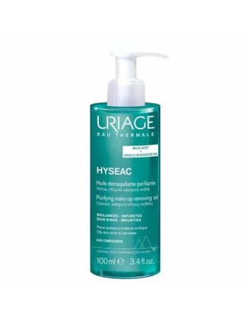 Uriage Hyséac Huile Démaquillante Purifiante Purifiante Hyséac Peaux Grasses à Peaux Acnéiques 100ml