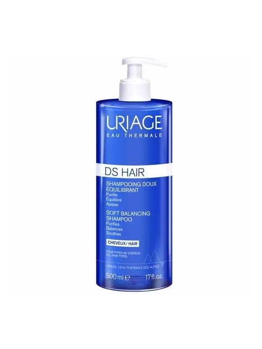 Uriage D.S Shampooing Doux Equilibrant Hair 500ml