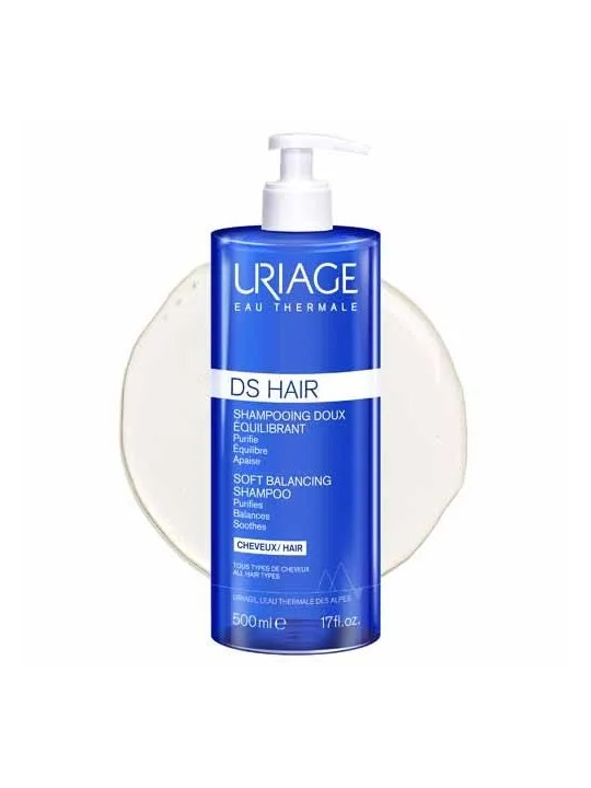 Uriage D.S Shampooing Doux Equilibrant Hair 500ml