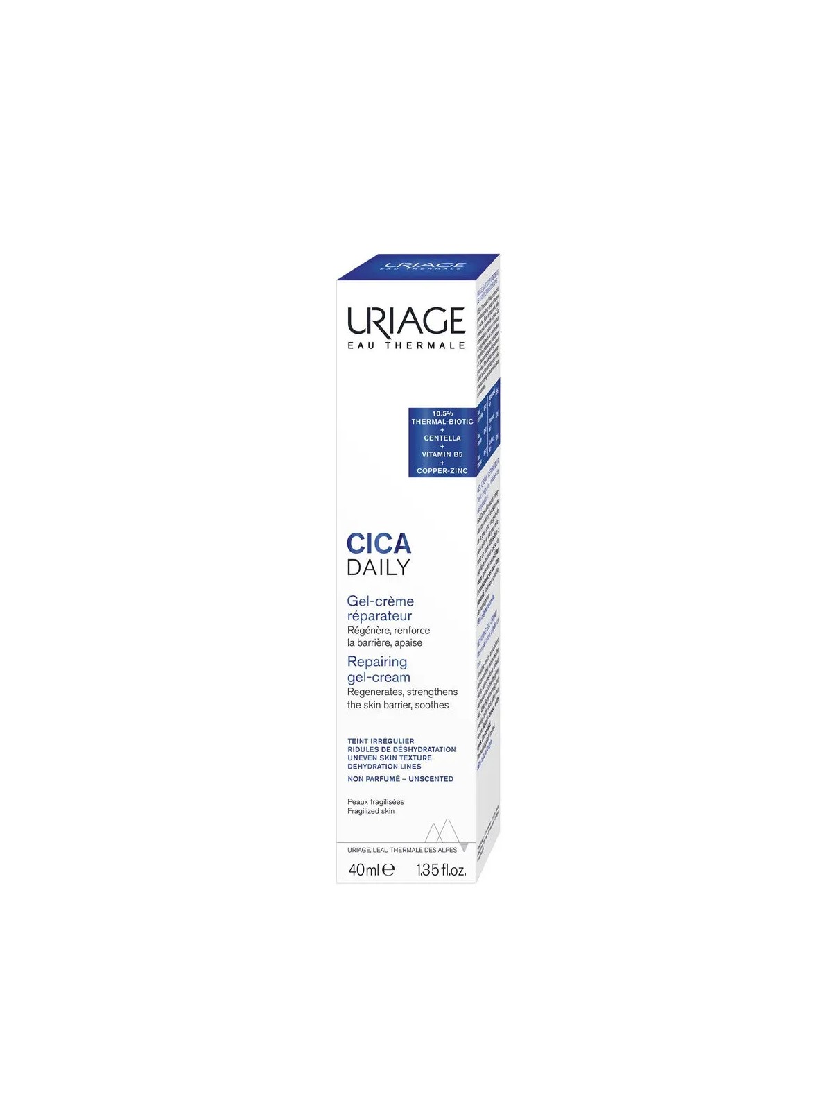 Uriage Cica Daily Gel-Crème Réparateur Peaux Fragilisées 40ml