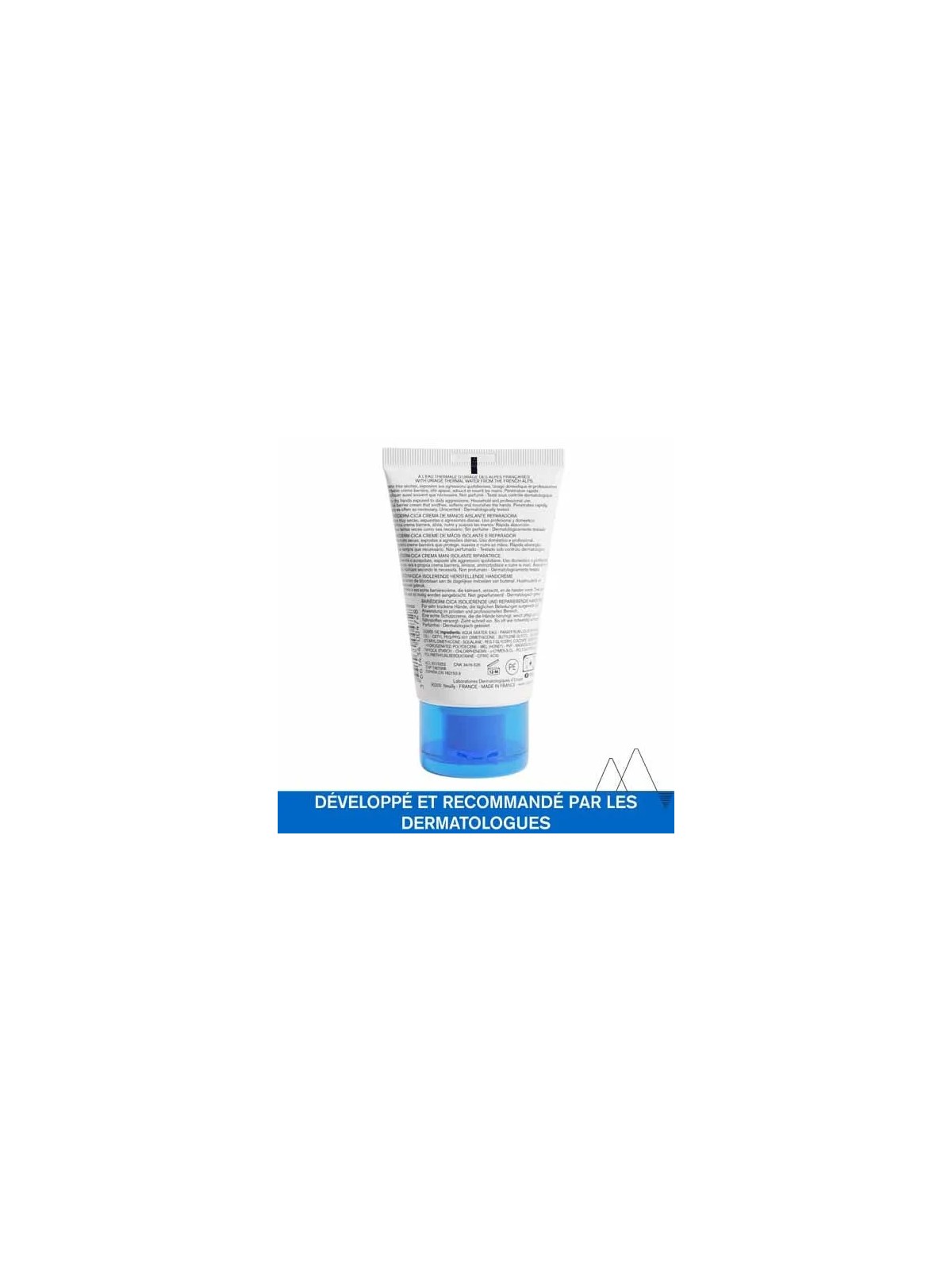 Uriage Bariéderm-Cica Creme Mains Isolante Reparatrice Mains Abimees 50ml