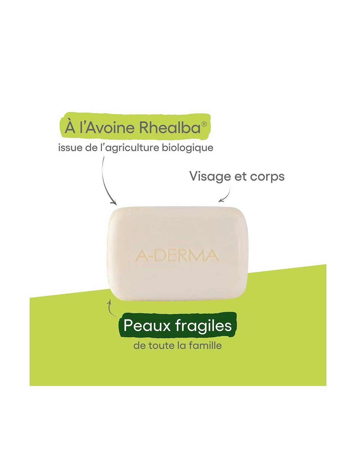 A-Derma Avoine Rhealba Pain Surgras 100g