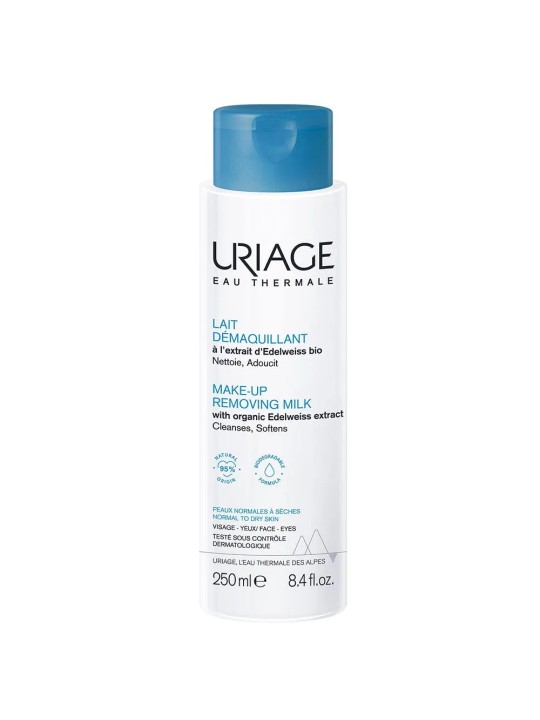 Uriage Hygiène visage Lait Demaquillant Visage Et Yeux Peaux Normales A Seches 250ml