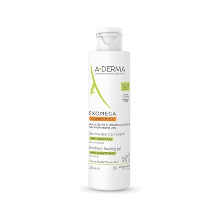 A-Derma Exomega Control Gel Moussant Emollient 200ml