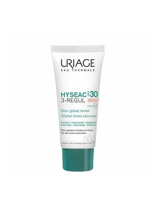 Uriage Hyséac 3-Regul Soin Global Teinte SPF30 Peaux Grasses A Imperfections 40ml