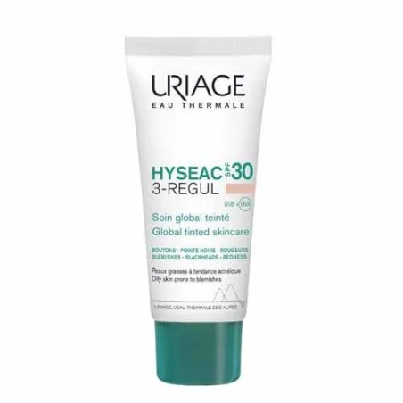 Uriage Hyséac 3-Regul Soin Global Teinte SPF30 Peaux Grasses A Imperfections 40ml