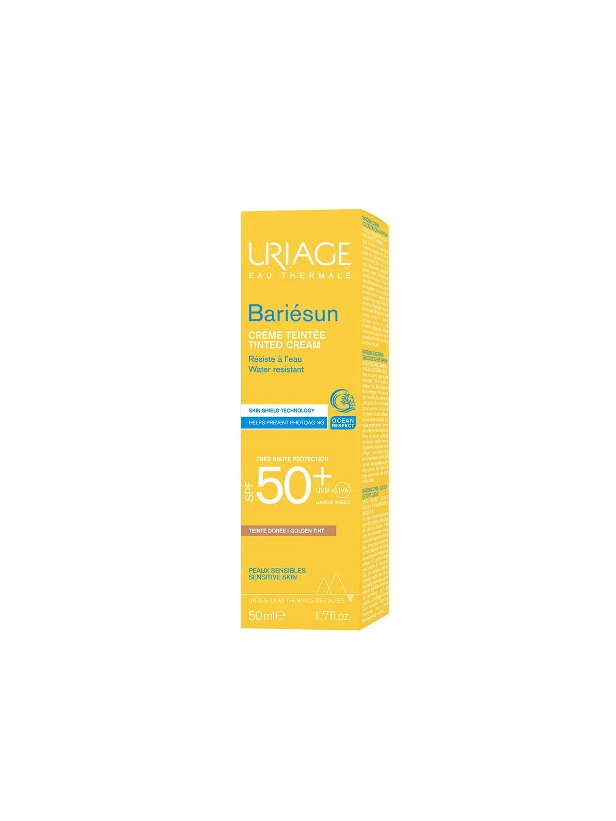 Uriage Bariésun Crème Teintée SPF50+ Teinte Dorée 50ml