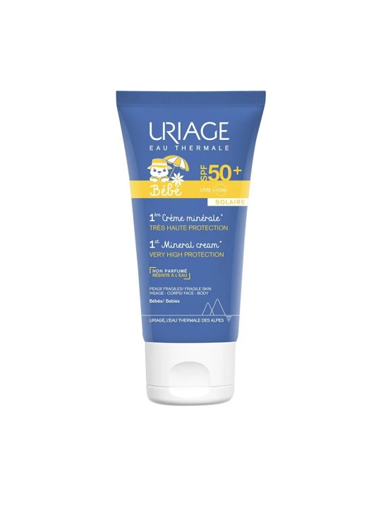 Uriage 1ers Soins Bébé 1ère Crème Minérale SPF50+ 50ml