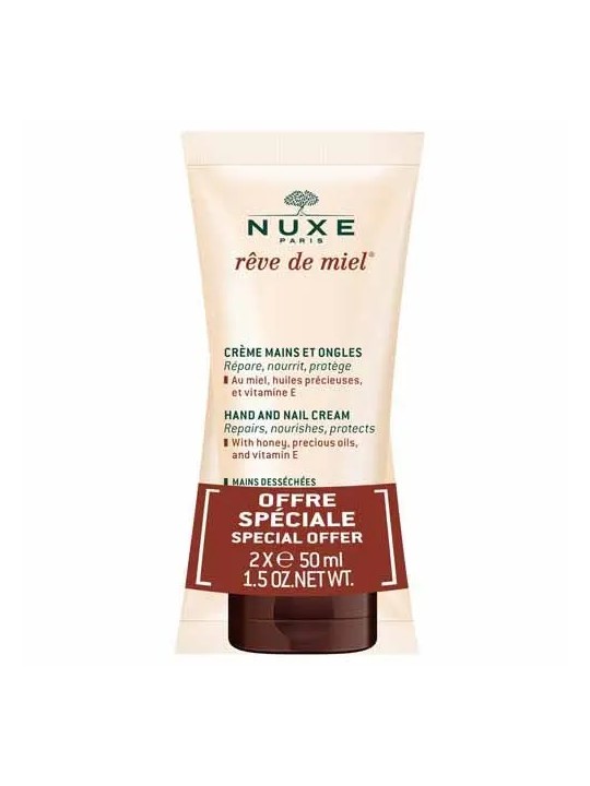 Nuxe Reve De Miel Creme Mains Et Ongles 2x50 ml