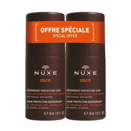 Nuxe Men Déodorant Protection 24H 2x50ml