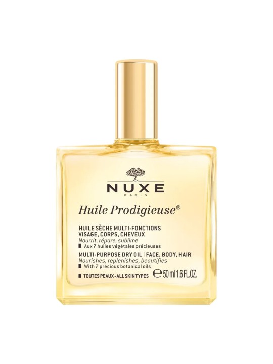 Nuxe Huile Prodigieuse Huile Seche Multi-fonctions Visage Corps Et Cheveux 50ml