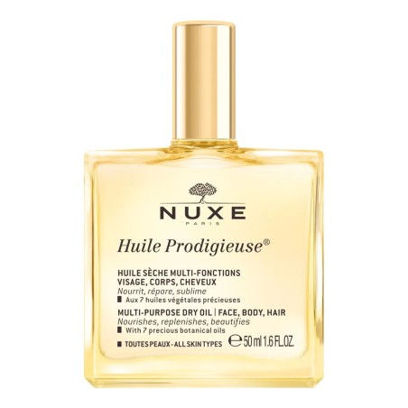 Nuxe Huile Prodigieuse Huile Seche Multi-fonctions Visage Corps Et Cheveux 50ml