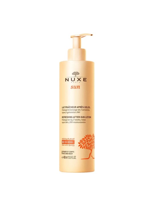 Nuxe Sun Lait Fraicheur Apres-soleil Visage Et Corps 400ml