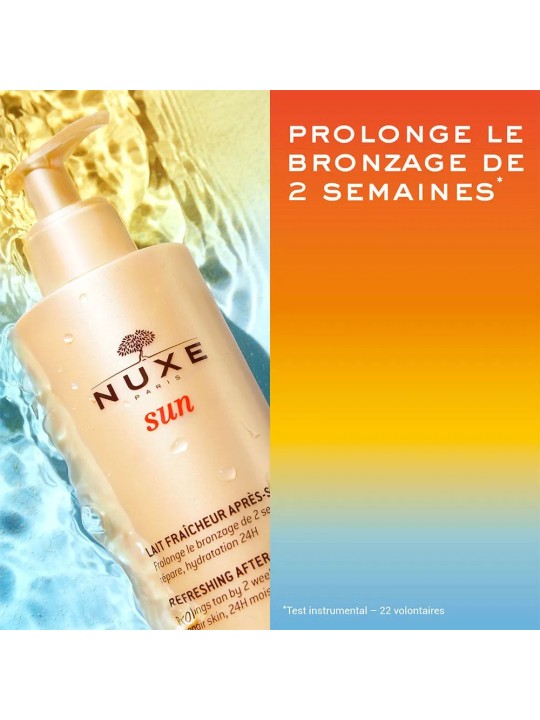 Nuxe Sun Lait Fraicheur Apres-soleil Visage Et Corps 400ml