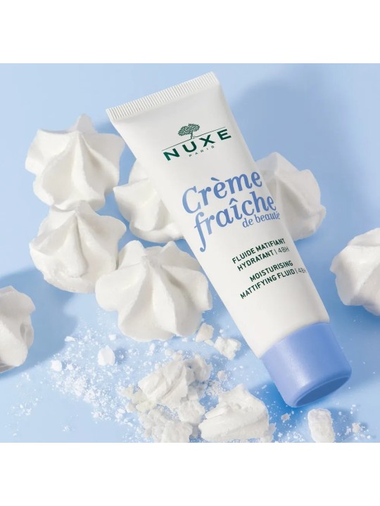 Nuxe Creme Fraîche De Beaute Fluide Matifiant Hydratant 48h 50ml