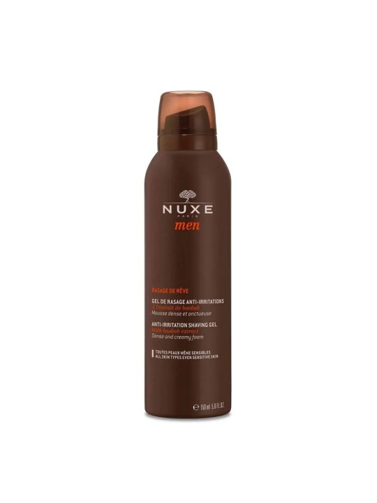 Nuxe Men Gel De Rasage Anti-irritations Rasage de rêve 150ml