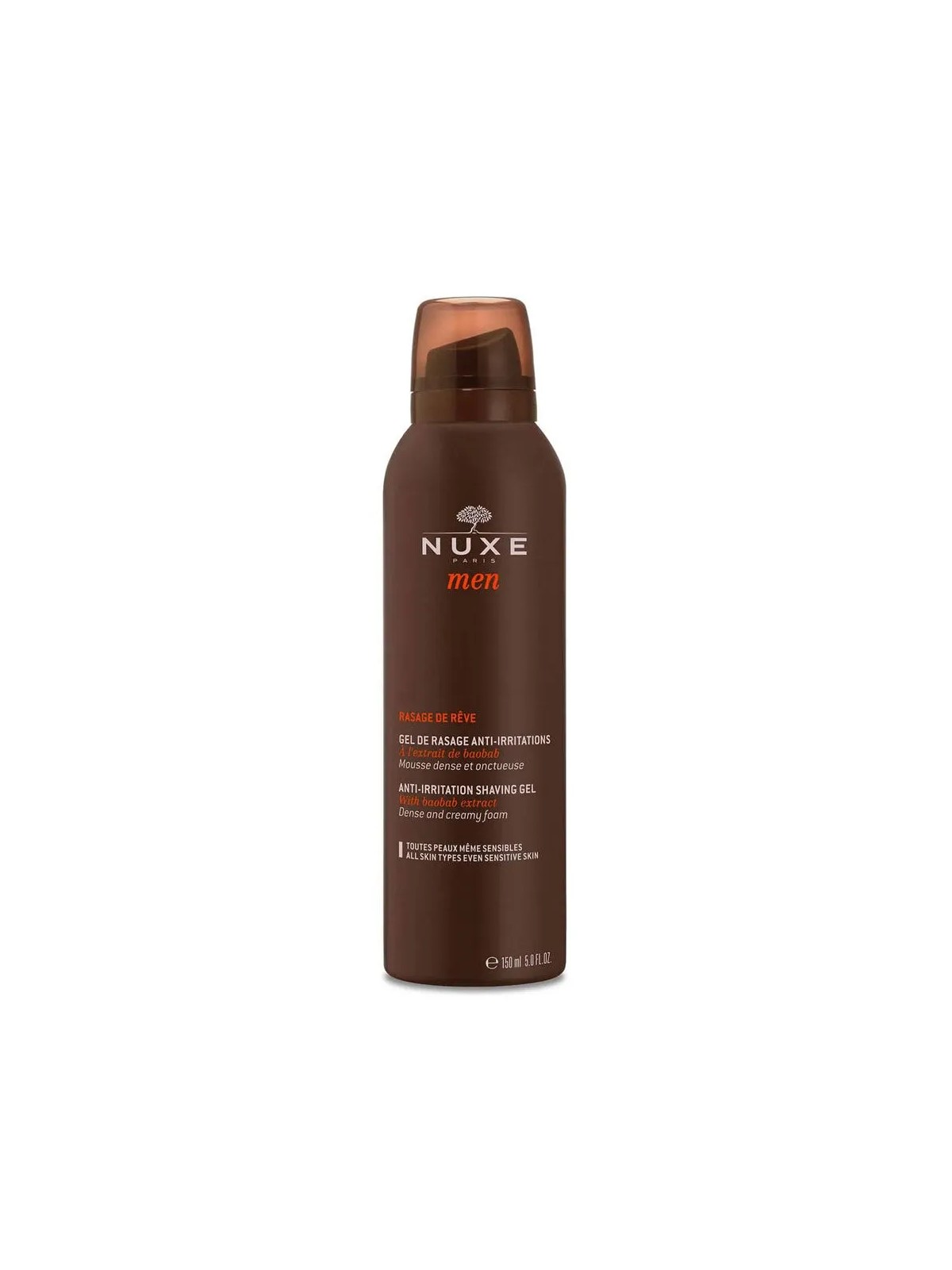 Nuxe Men Gel De Rasage Anti-irritations Rasage de rêve 150ml