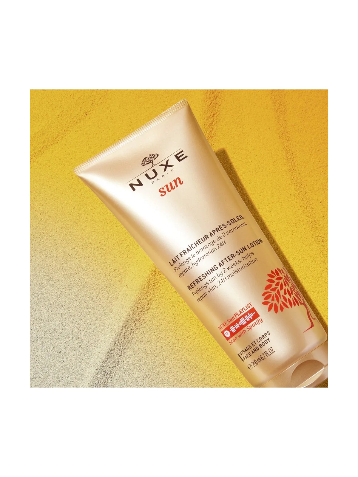 Nuxe Sun Lait Fraicheur Après-soleil Visage Et Corps 200ml