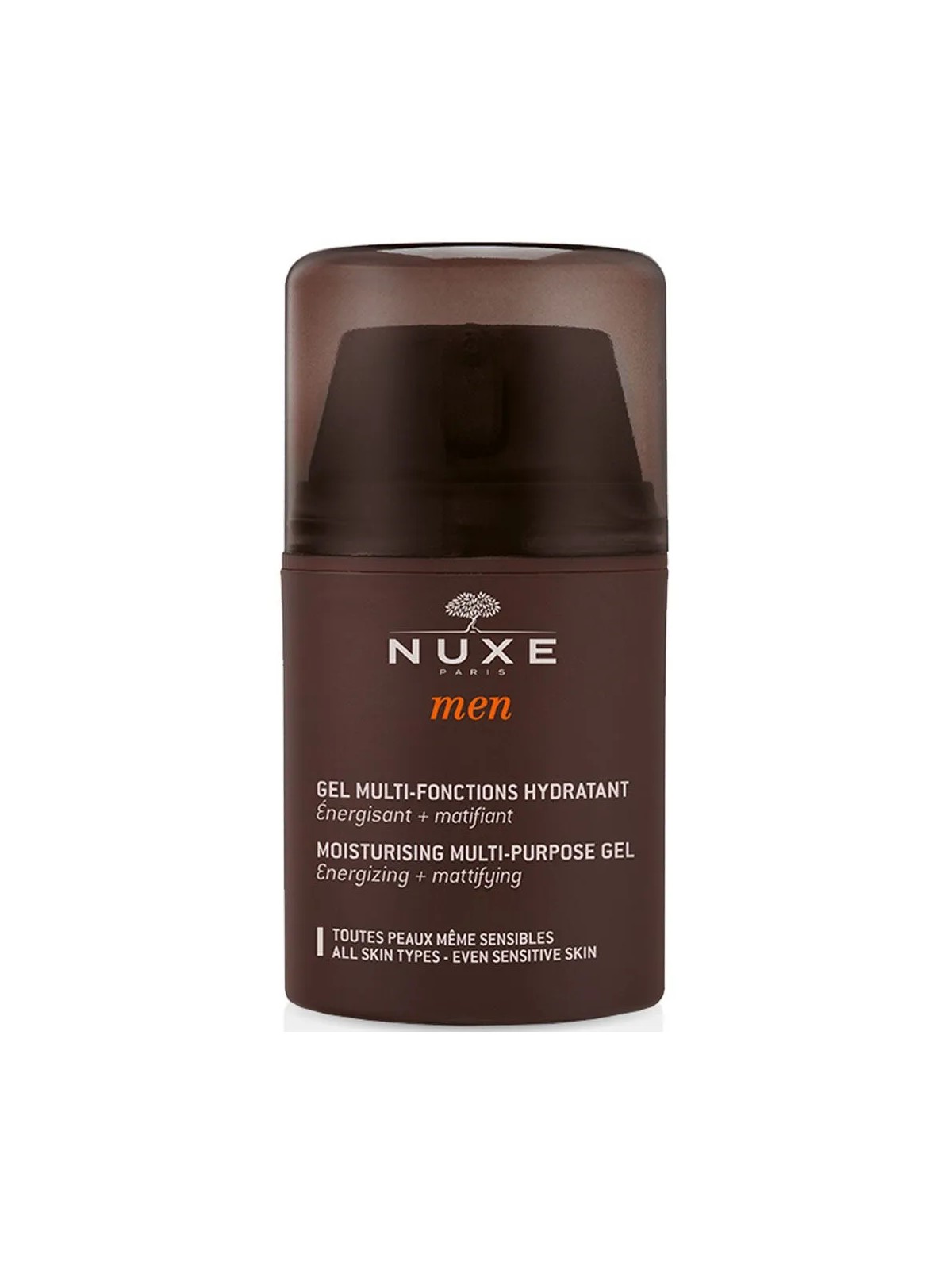 Nuxe Men Gel Multi-fonctions Hydratant Energisant Et Matifiant 50ml