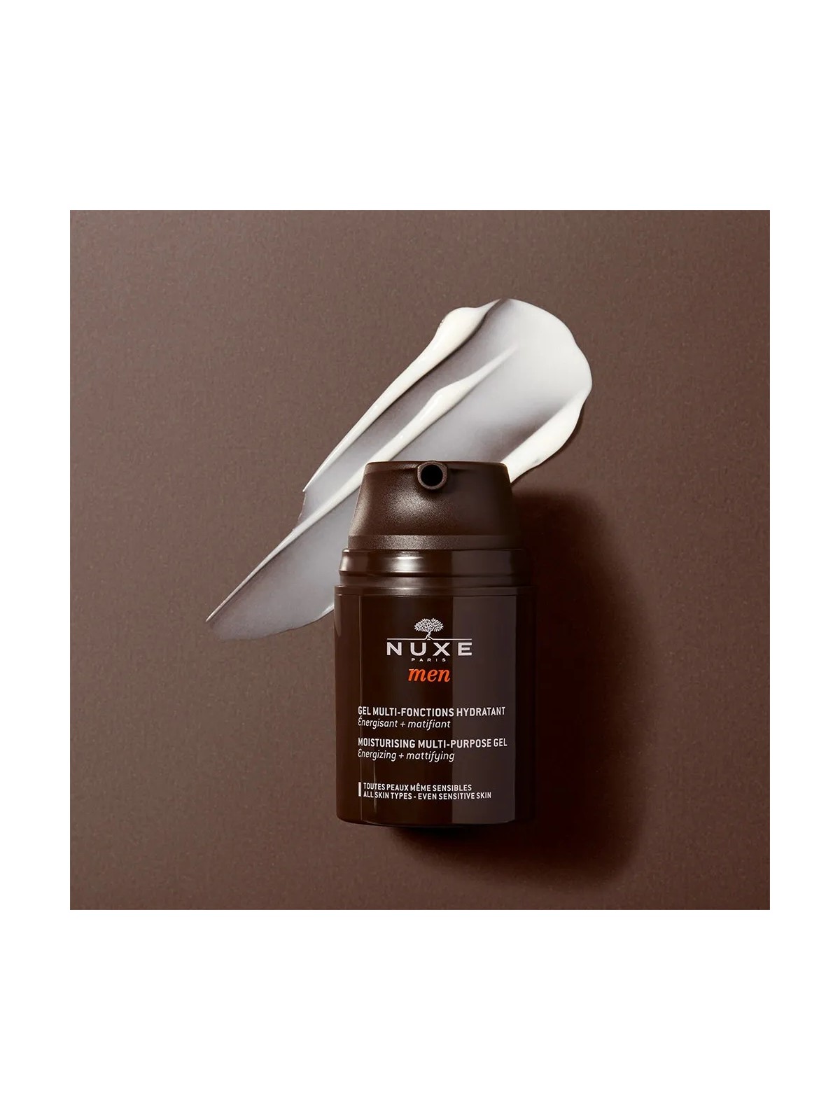 Nuxe Men Gel Multi-fonctions Hydratant Energisant Et Matifiant 50ml