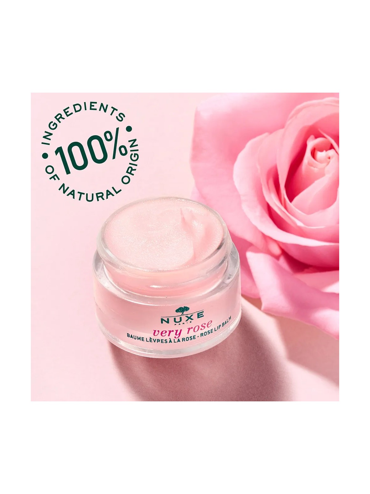 Nuxe Very rose Baume Lèvres à la rose 15g