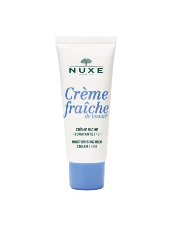 Nuxe Creme Fraîche De Beaute Creme Riche Hydratante 48h Peaux Seches A Tres Seches 30ml