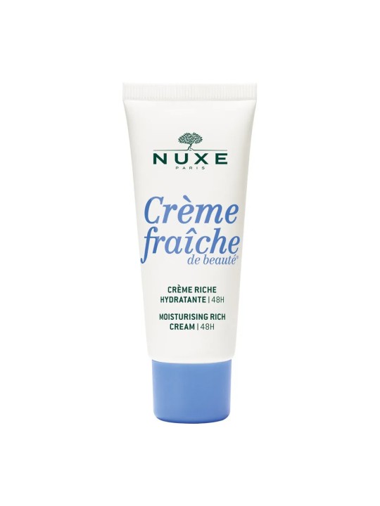 Nuxe Creme Fraîche De Beaute Creme Riche Hydratante 48h Peaux Seches A Tres Seches 30ml