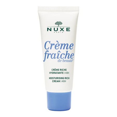 Nuxe Creme Fraîche De Beaute Creme Riche Hydratante 48h Peaux Seches A Tres Seches 30ml