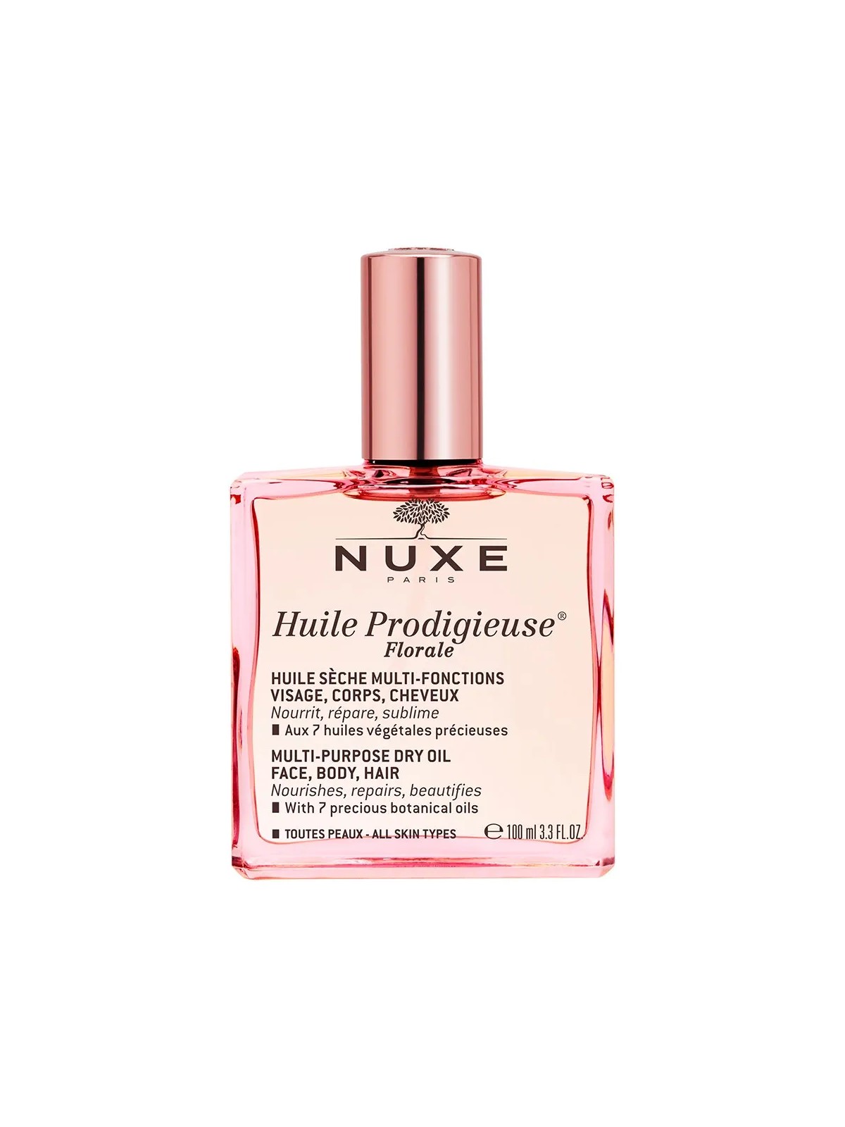 Nuxe Huile Prodigieuse Huile Seche Multi-fonctions Florale Visage Corps Et Cheveux 100ml