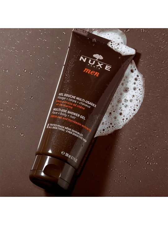 Nuxe Men Gel Douche Multi-usages Visage, Corps Et Cheveux 200ml