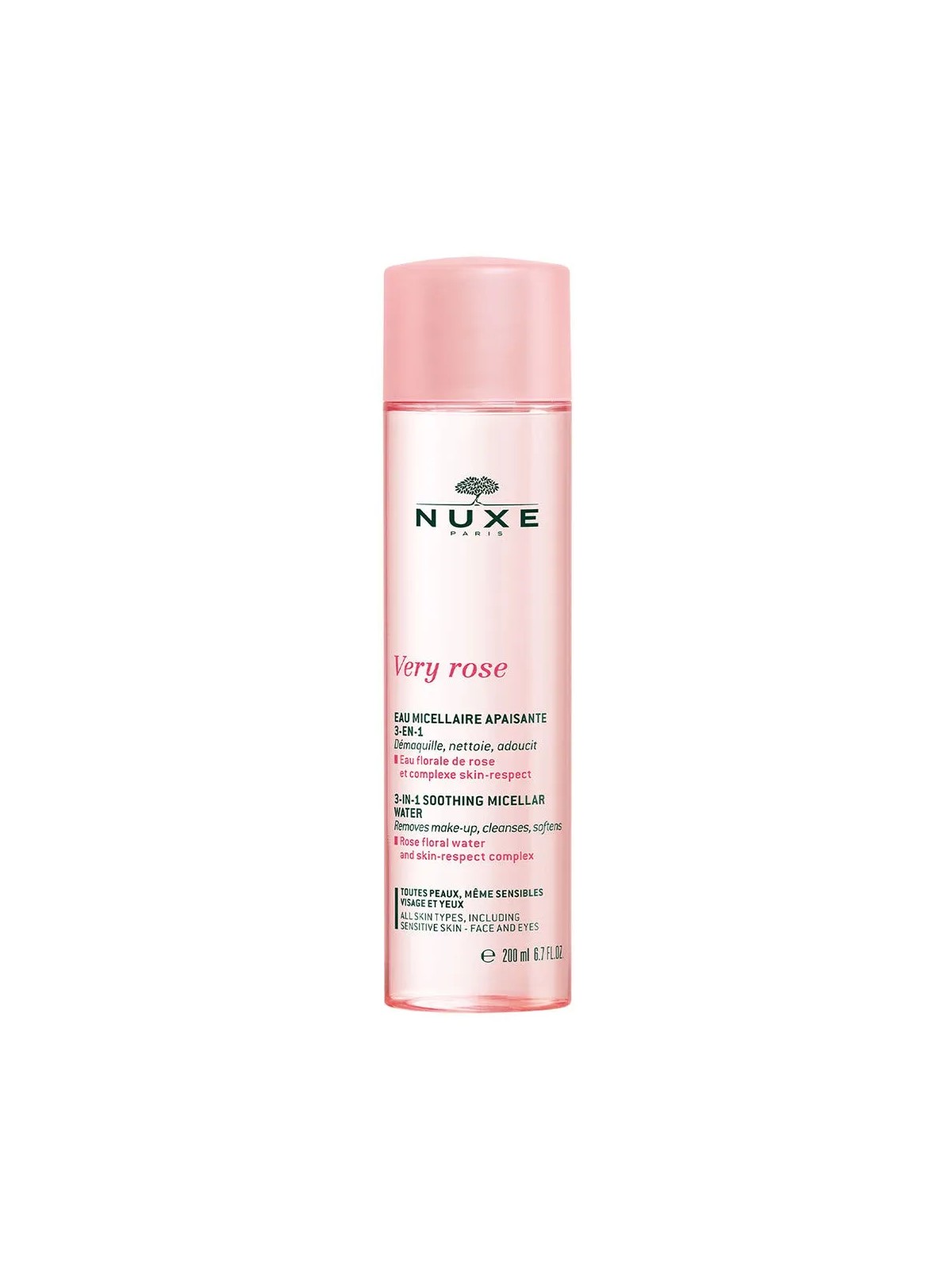 Nuxe Very rose Eau Micellaire Apaisante 3En1 200ml