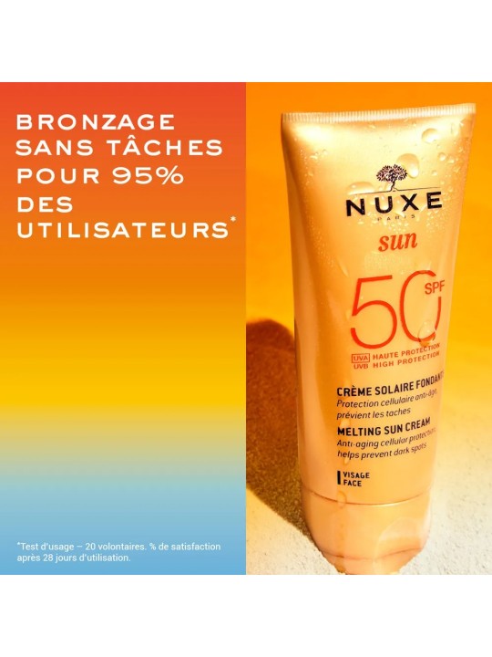 Nuxe Sun Creme Fondante Haute Protection Visage Spf50 50ml