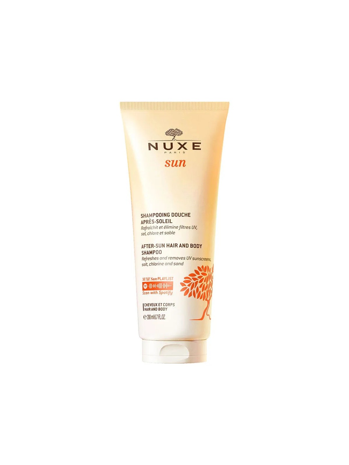 Nuxe Sun Shampooing Douche Hydratant Apres-soleil Corps Et Cheveux 200ml