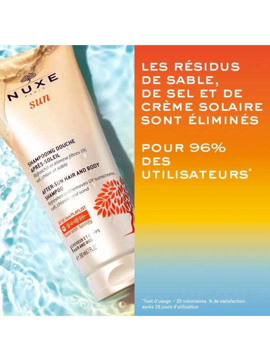 Nuxe Sun Shampooing Douche Hydratant Apres-soleil Corps Et Cheveux 200ml