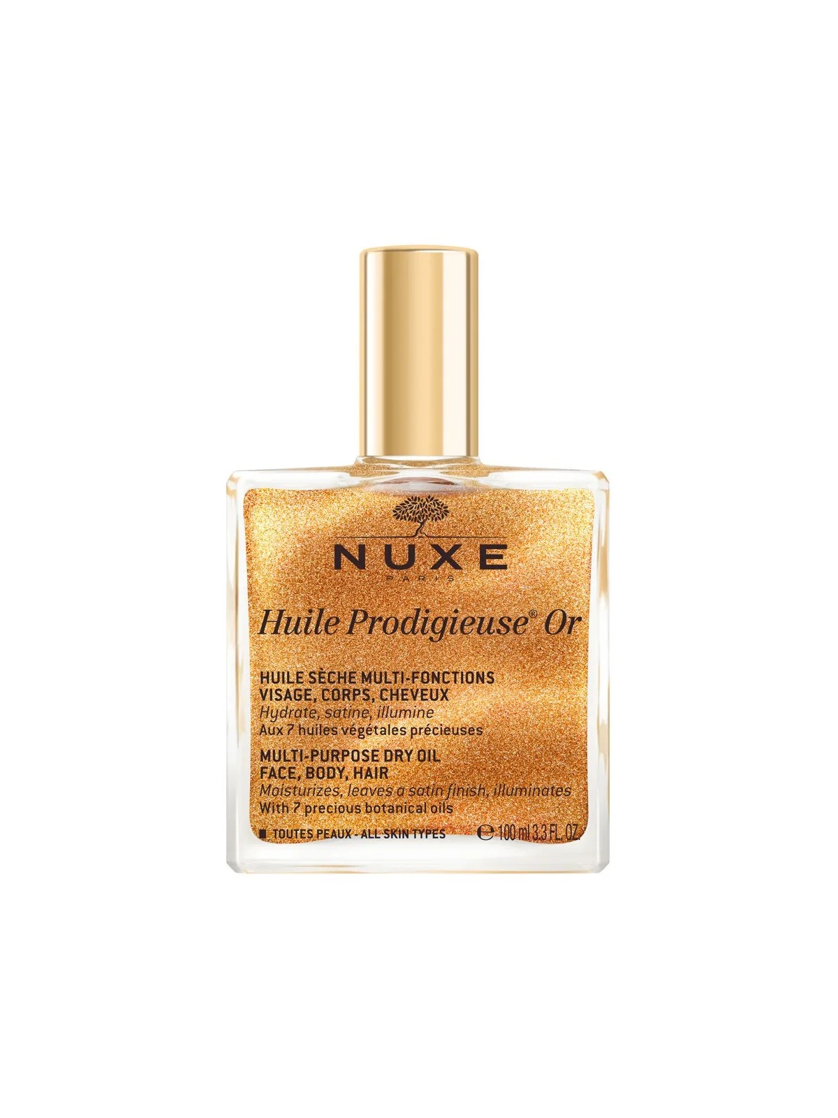 Nuxe Huile Prodigieuse Huile Or Visage Corps Et Cheveux 100ml