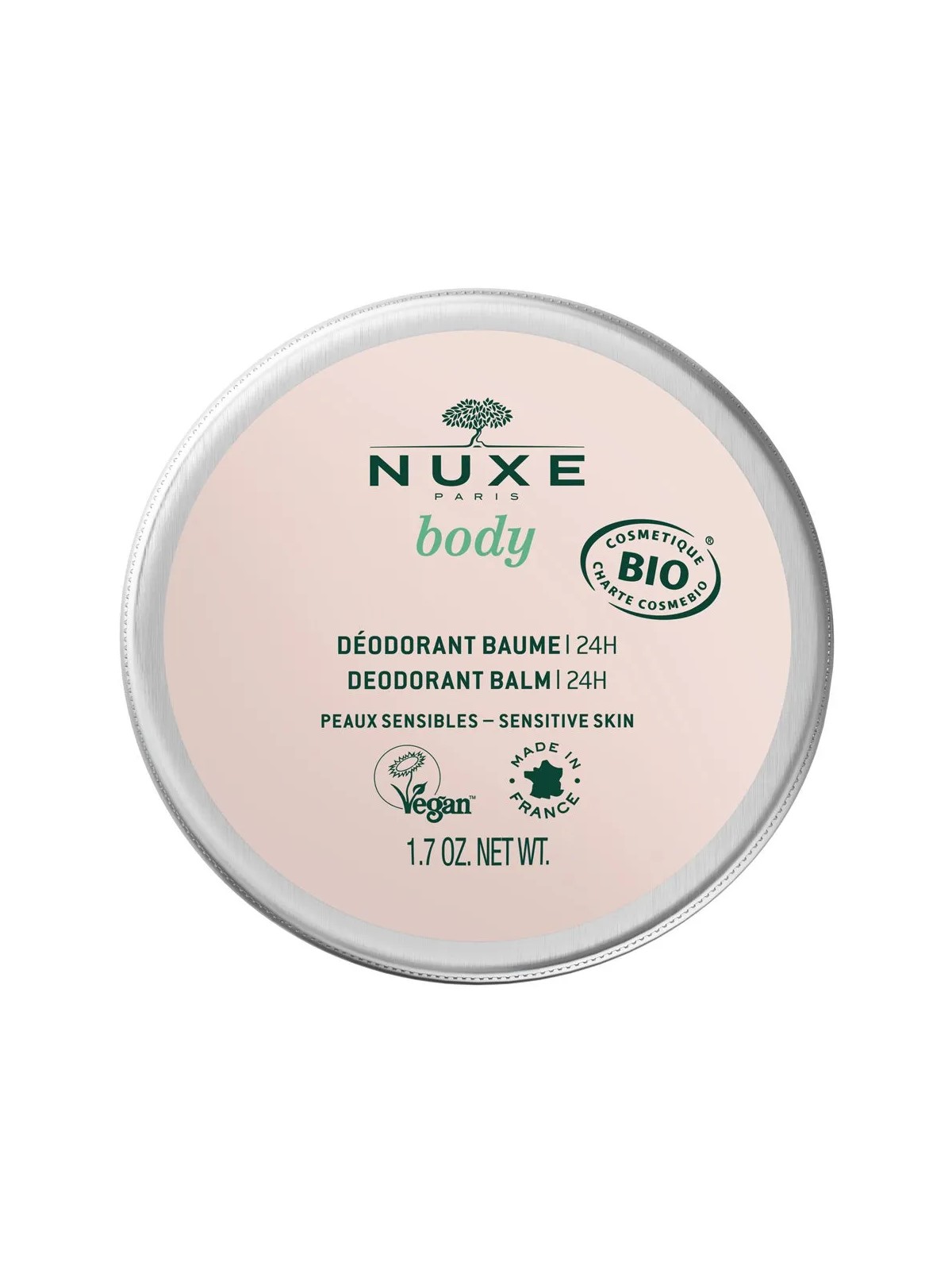 Nuxe Body Déodorant Baume Bio 24H 50g