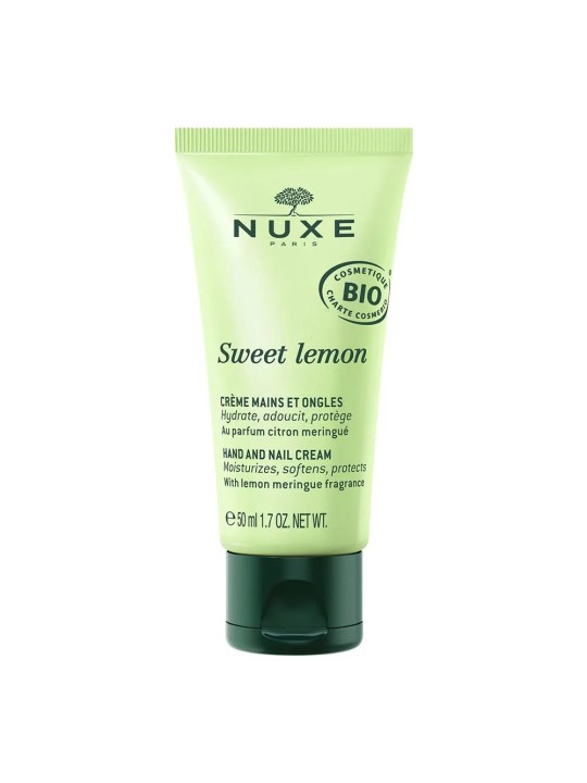 Nuxe Sweet Lemon Crème Mains et Ongles Bio 50ml