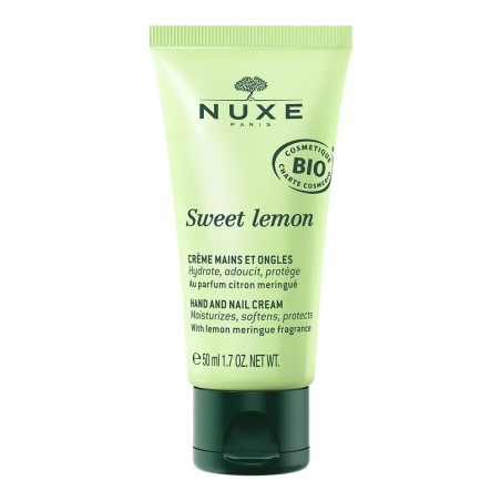 Nuxe Sweet Lemon Crème Mains et Ongles Bio 50ml